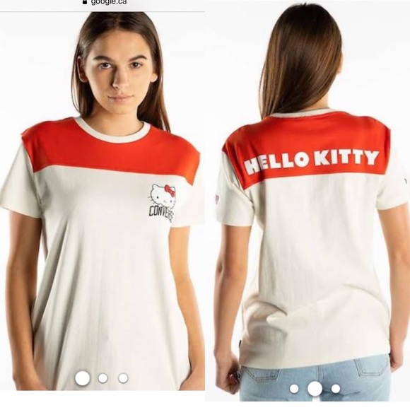 🆕 Converse X Hello Kitty Sz Med Tee